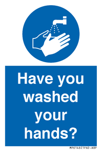 Have you washed your hands?